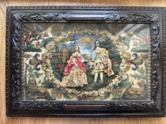 front view of King Charles II and his favourite Mistress